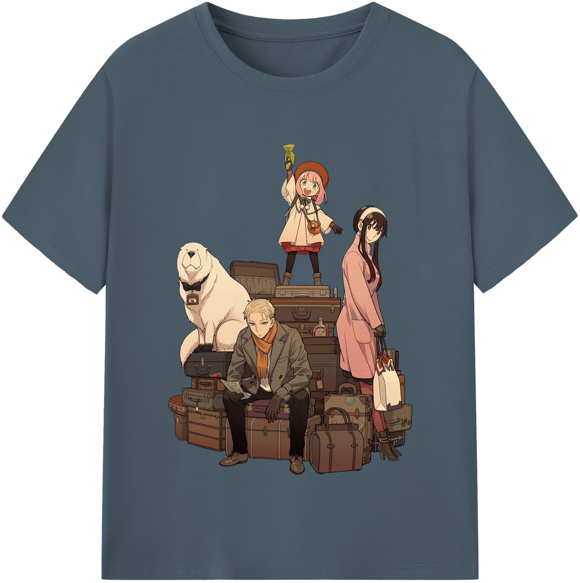 （画像用） SPY×FAMILY间谍家家酒 綿100％半袖Tシャツ（フロントプリント）